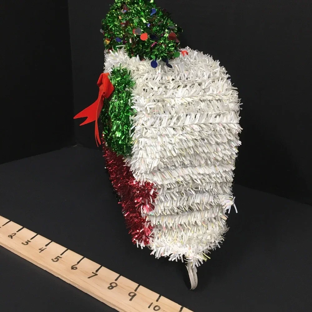 Christmas Tinsel Retro RV Camper Camping Holiday Decor